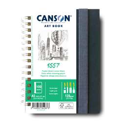 Carnets Art Book Techniques Sèches 120 à 180 g/m² Canson