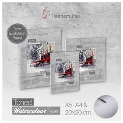 Hahnemühle Toned Watercolour Block, Grau