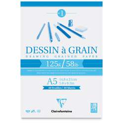 Clairefontaine Dessin à Grain Zeichenblock