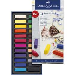 Coffret de demi-pastels carrés tendres FABER-CASTELL