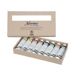 Schmincke Norma® BLUE Feinste wasservermalbare Künstler-Ölfarbe Set