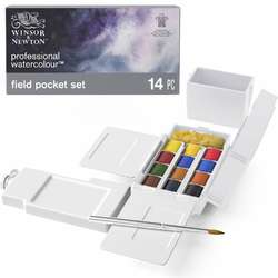 Field Pocket Set WINSOR & NEWTON™ Professional WATER COLOUR™, Mini-coffret aquarelle