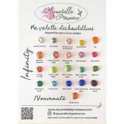 Ma palette d'échantillons - Aquarelle de Provence®