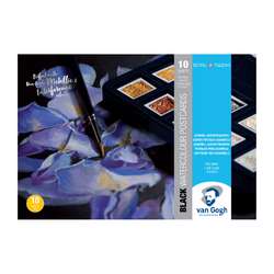 Bloc de cartes postales aquarelle Van Gogh BLACK