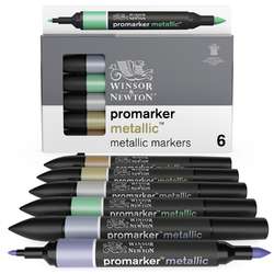 WINSOR & NEWTON™ promarker metallic™ 6er-Set