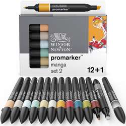 WINSOR & NEWTON™ promarker™ Manga-Sets