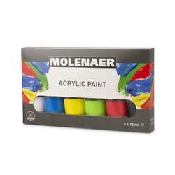MOLENAER Acrylfarbe 6er-Sets