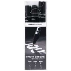 Marqueur MOLOTOW™ LIQUID CHROME, effet miroir, set de 3
