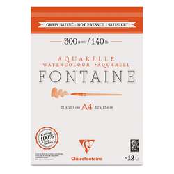 Clairefontaine Aquarellpapier FONTAINE 300 g/qm