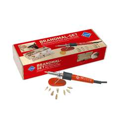 Set pyrogravure avec 9 embouts Pebaro