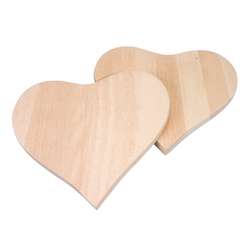 Frühstücksbrettchen Herzform 2er-Set