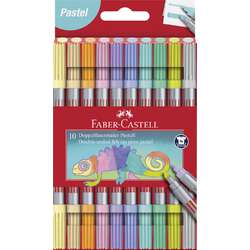 FABER-CASTELL Doppelfasermaler Pastell