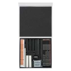 CRETACOLOR® Zeichen- und Skizzierset, Black & White Box