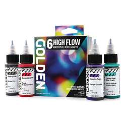 GOLDEN High Flow Acrylfarbe Airbrush-Set