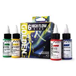 GOLDEN High Flow Acrylfarbe Intro-Set
