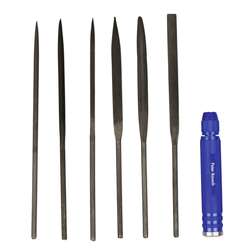 Pebaro Nadelfeilen-Set mit Alu Handhalter