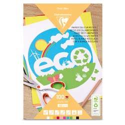 Bloc papier couleur recyclé Clairefontaine