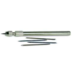 Porte pointe-sèche en métal + 5 pointes