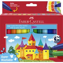 Feutres jumbo super lavables FABER-CASTELL, sets