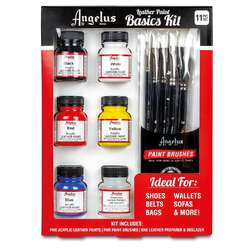 Angelus® Acrylic Lederfarbe Basics-Set