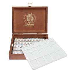 SCHMINCKE HORADAM® AQUARELL SUPER GRANULATION, 50er-Set Holzkasten