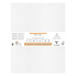 Papier aquarelle Fontaine Extra-Blanc grain satiné Clairefontaine