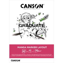 Bloc layout manga pour marqueurs CANSON® Graduate