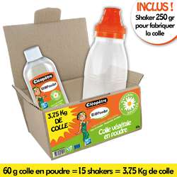 Cléopâtre BIOPulverkleber-Konzentrat mit Shaker