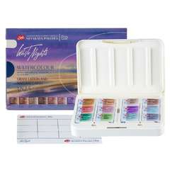 WHITE NIGHTS™ Künstler-Aquarellfarben-Set Granulating and Earth