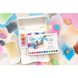 WHITE NIGHTS™ Künstler-Aquarellfarben-Set Pastel Colours