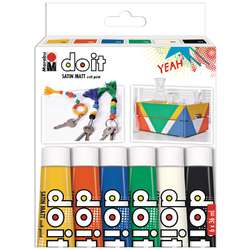 Marabu do it SATIN MATT craft Paint Acrylfarben-Sets, 36-ml-Tuben