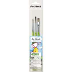 da Vinci FIT SYNTHETICS, Serie 4209 Schulpinsel-Set