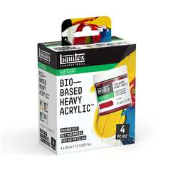 Liquitex® BIO-BASED HEAVY BODY Acrylfarbe, 4er-Sets
