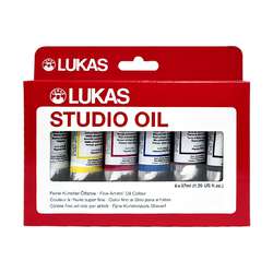 Huile fine pour artiste LUKAS STUDIO, set de 6