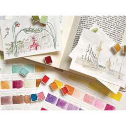 Aquarelle extra fine CHARVIN, demi-godet, à l´unité