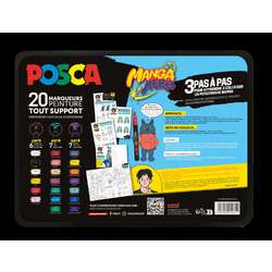 Mallette métal Manga Hero Posca