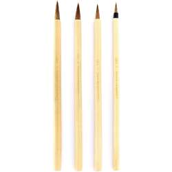 Royal & Langnickel Bambus Pinselset, 4 Pinsel