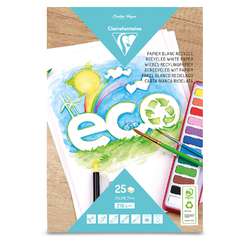 Clairefontaine Recycling Zeichenblock ECO, weiß