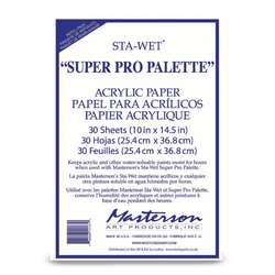 Masterson® Sta-Wet® Acrylpapier für Super Pro Palette™ – 30 Blatt