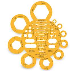 Trace-écrous isométrique