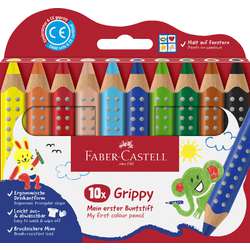 Crayons de couleur Grippy FABER-CASTELL, jeunes enfants