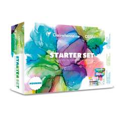 Coffret initiation encre à l'alcool Clairefontaine