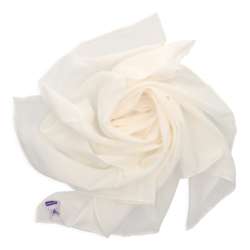 Foulards en soie IDEEN, blancs