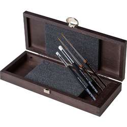 Coffret de pinceaux pour peinture miniature série 4027 da Vinci 4 pinceaux 