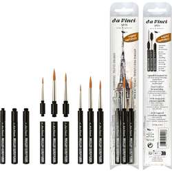Set de 3 pinceaux de voyage Spin série 5393 Da Vinci