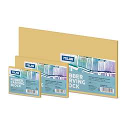 MILAN® Gummi-Linolschnitt Block