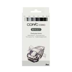 COPIC® ciao 5+1 Set, Grautöne