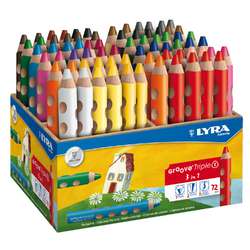 LYRA GROOVE® Triple 1 Buntstifte - 72er Set