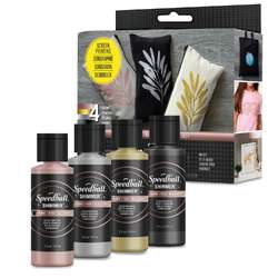 Set encre sérigraphique effet métal
