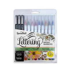 Speedball® Hand Lettering Pinselmarker Set